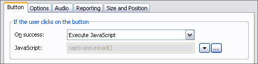 Captivate Button Options